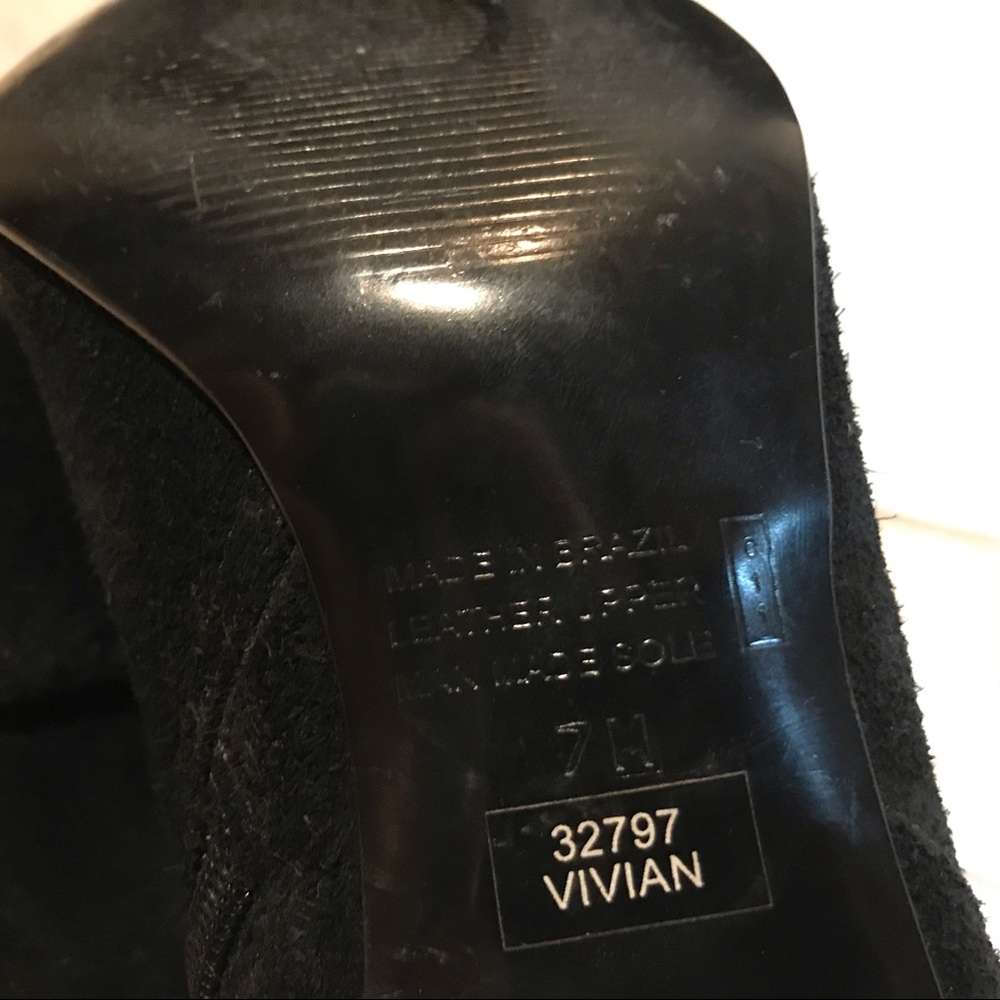 Bronx Vivian Black Heeled Ankle Boots - Picture 7 of 7